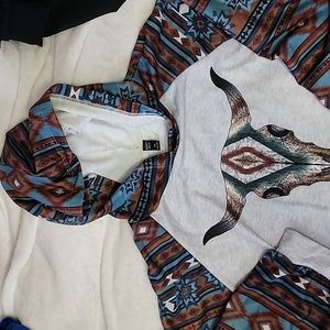 Aztec Lightweight Hoodie